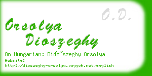 orsolya dioszeghy business card